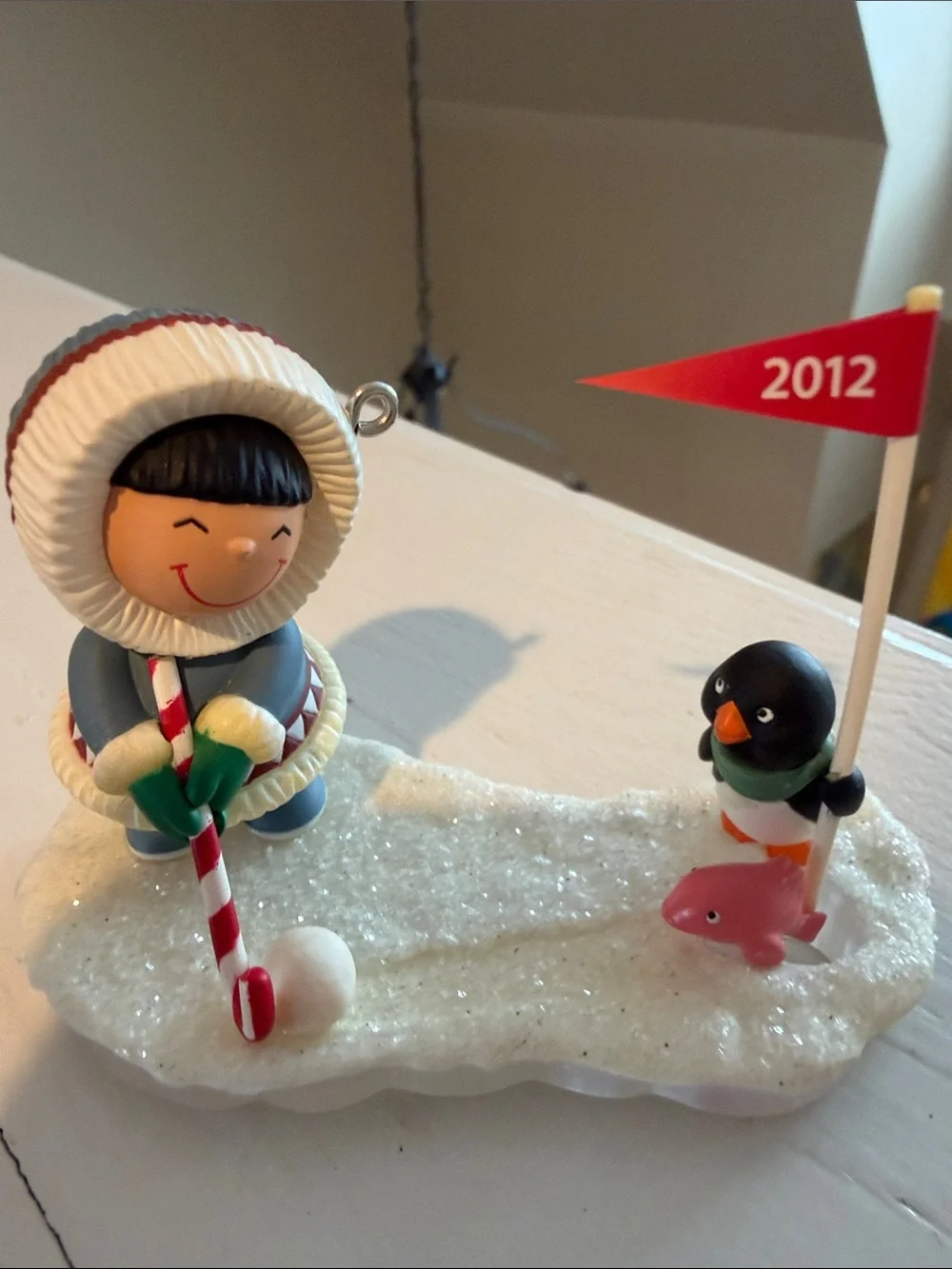 Frosty Friends 2012 Ornament - White, Blue, Red